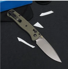 BM 535 Green Ambidextrous Foldable Pocket Knife S30v Free ship