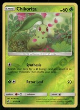 Chikorita 5/214 Common Lost Thunder Pokemon Reverse Holo NM