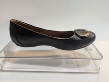 Euro Soft by Sofft Sibella Womens 8.5M Black Gold Tone Slip On Comfort Shoe