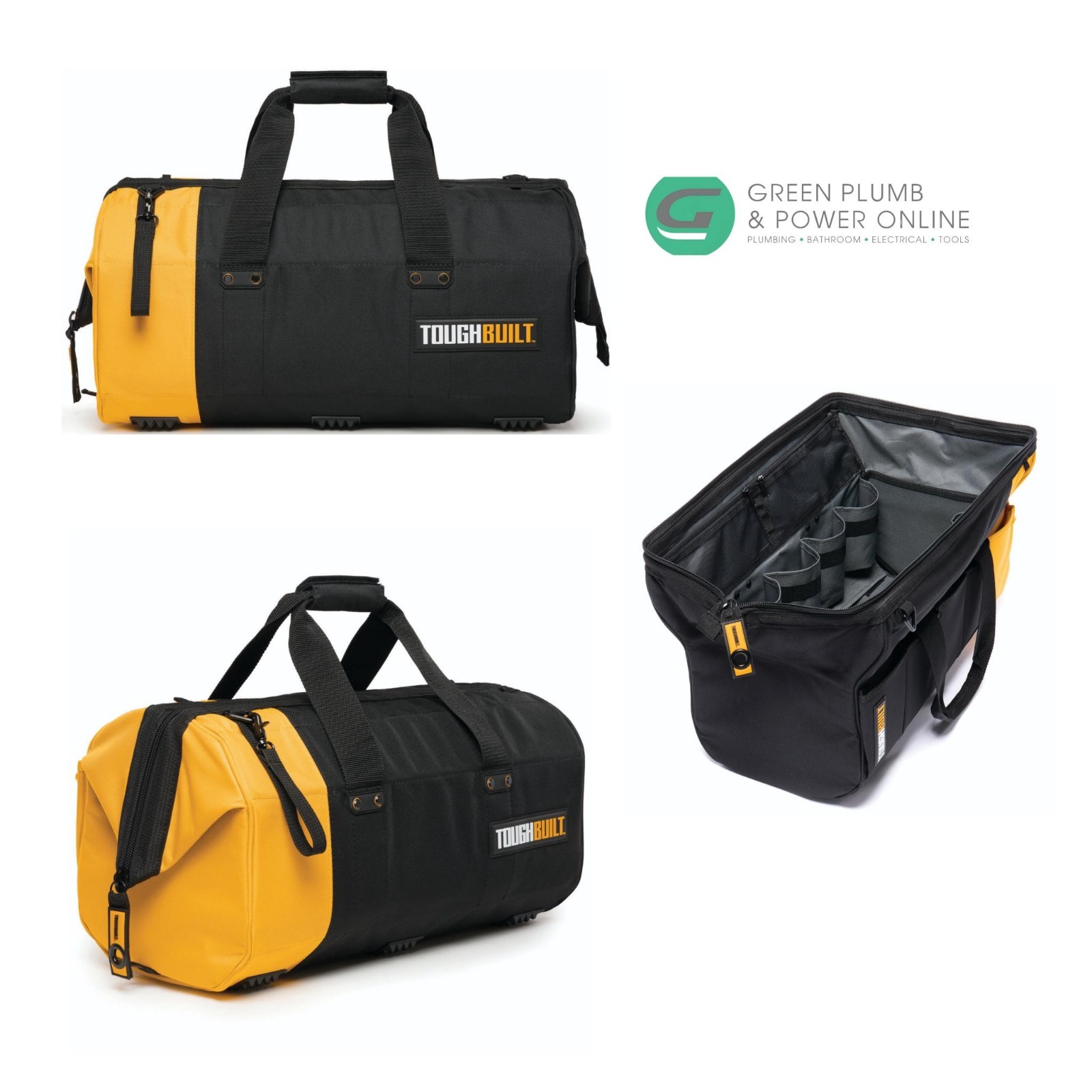 ToughBuilt TB-60-20 Massive Mouth Heavy Duty Tool Bag 50cm