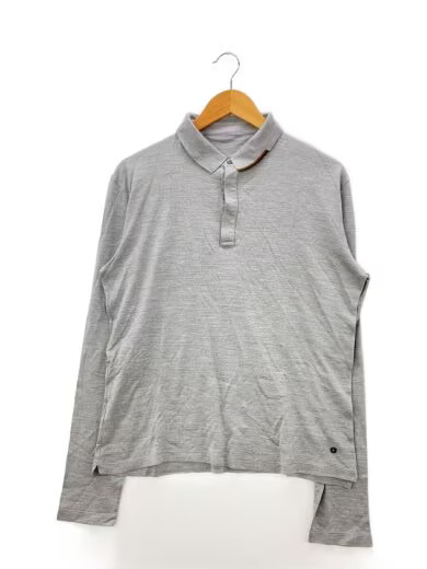 FENDI/Polo shirt/Size 50/Silk/GRY/FY0597//