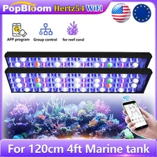 PopBloom 2pcs Led Aquarium Light Full Spectrum for 48" 4ft Reef Coral Fish Tank