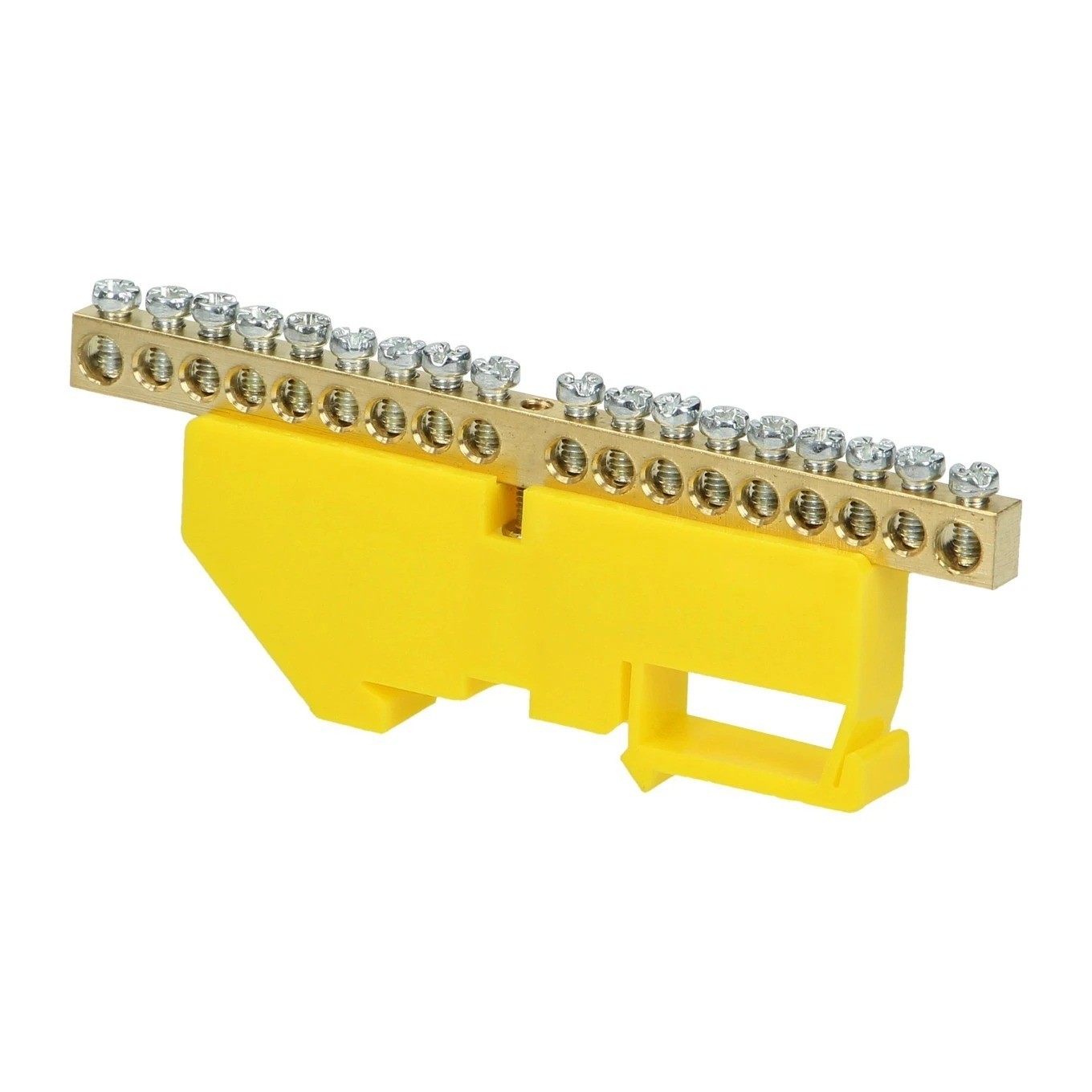 PE terminal strip, for rail TH35, 18 OR-LZ-8204/18/Y