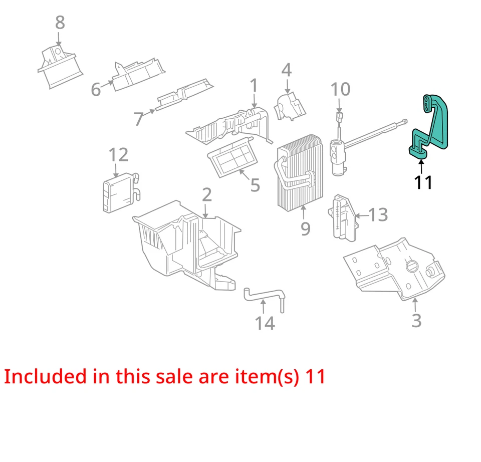 Chevrolet Oldsmobile Uplander Venture 2001-2008 kit de tubería-aux aire acondicionado 15871956 nuevo Foto 3 de 4