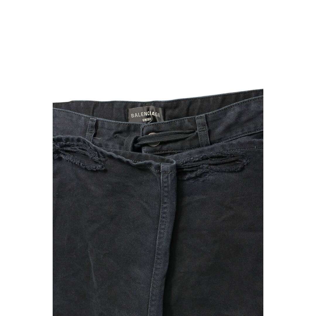 Balenciaga 786643 TNW11 Damaged Drawstring Baggy Denim Pants Men's XXS Used 5e63 thumbnail 4