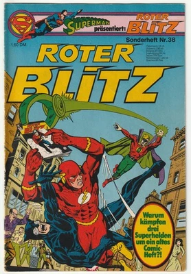 ✪ ROTER BLITZ SONDERHEFT #38 ohne Sammel-Ecke, Ehapa/DC 1979 COMICHEFT Z1/1- - Bild 1 von 4