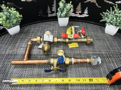 #ad NEW Watts PREMADE Hot Water Heater Plumbing Unit LFMMVM1 4L M7 Mixing Valve $300.00