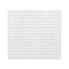1 Pcs 3.9 Inches Stainless Steel Floor Drain Cover, Silver Tone Square