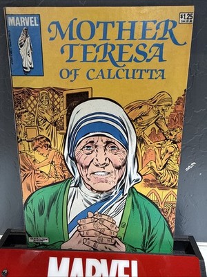 Mother Theresa Of Calcutta, (1984) 2 Comic Lot One Shot, Newstand & Direct Key