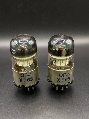 2pcs OG-4 RARE METAL BASE NEW Dekatron counting tube nixie clock Same Date 10/65