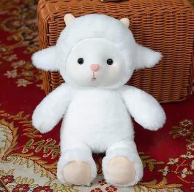 Sheep Lamb Plush Toy 12'' Stuffed Animal Toddler Doll Gift for Kids