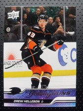 2023-24 Upper Deck Series 1 Young Guns #220 Drew Helleson Rookie Card