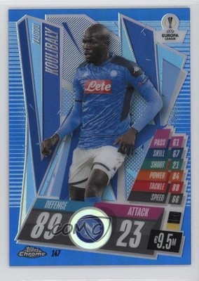 2020 Topps Chrome Match Attax UEFA Champions League /150 Kalidou Koulibaly 0c6