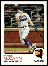 2022 Topps Heritage James McCann New York Mets #344