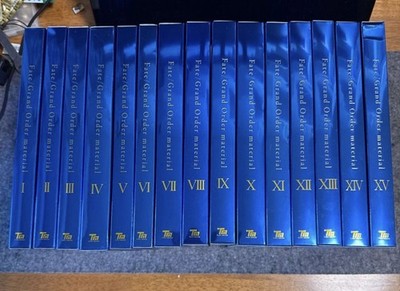 Fate/Grand Order material 15冊セット Fate Grand Order FGO Material Volumes I-XV Vol.1-15 Art Book TYPE