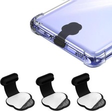 3 Packs USB C Dust Plug for Phone USB Type C Port Silicone Dust Cover Cap Cloud