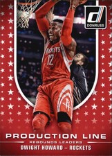 2014-15 Donruss Production Line Rebounds #4 Dwight Howard Card