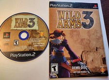 PS2 :  DEMO DISC WILD ARMS 3 !!   Sleeve and Disc