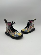 Dr. Martens Youth 1460 J Floral Mash Up Lace Up Boots US 1