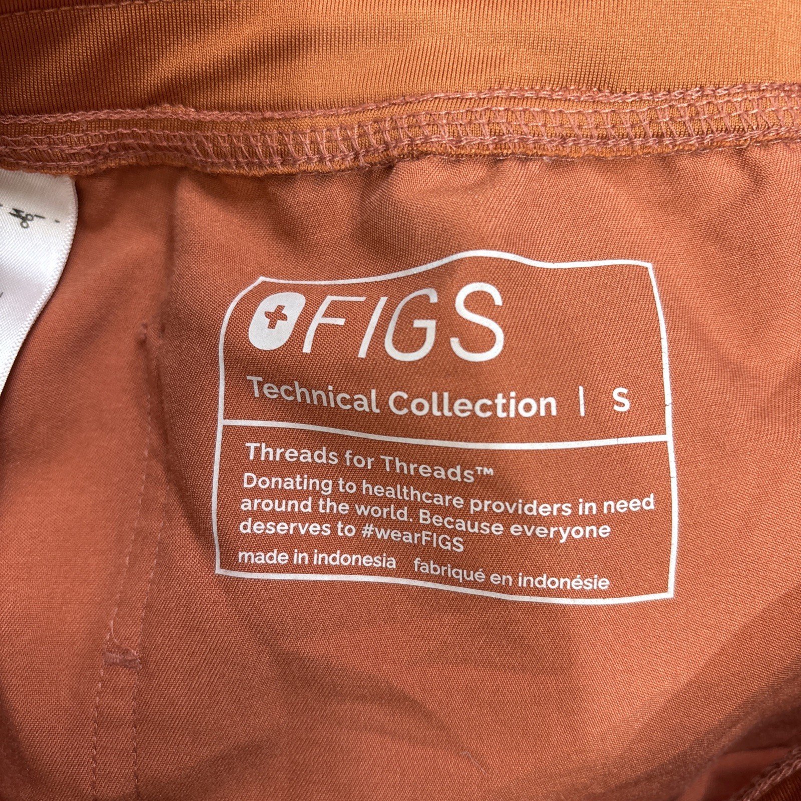 FIGS Technical Collection Burnt Orange Jogger Scr… - image 12