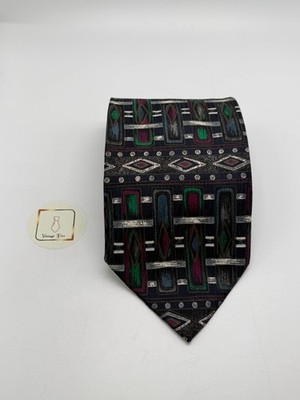 Missoni mehrfarbige Krawatte - 100% Seide - kleine Unvollkommenheit, einzigartiger Charakter
