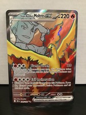 Team Rocket's Moltres ex 208/182 Pokemon Destined Rivals Ultra Rare Full Art