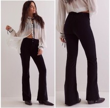 We The Free Jayde cord flare jeans 26 Black Free People