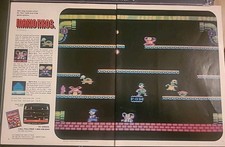 Mario Bros. Atari Video Game 16x11 Print Ad 1...