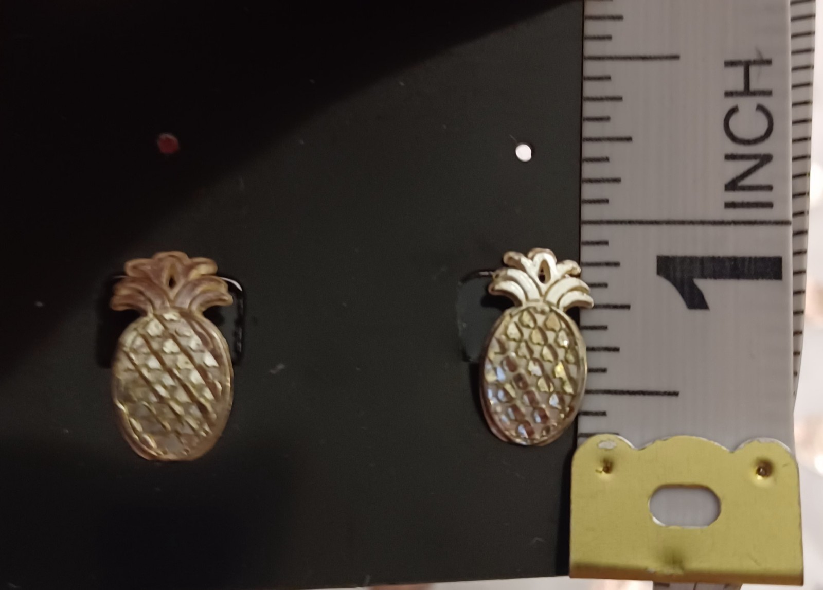 Pineapple Shaped Sterling Silver Stud Earrings fo… - image 4