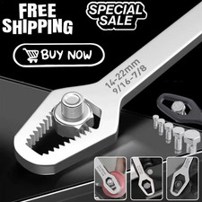 Universal Torx Wrench Double-head Self-tightening Adjustable Wrench 8-22mm UK