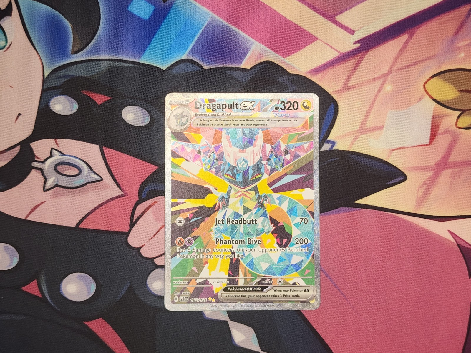 Pokemon TCG: Prismatic Evolutions Dragapult ex 165/131 SIR - Near Mint