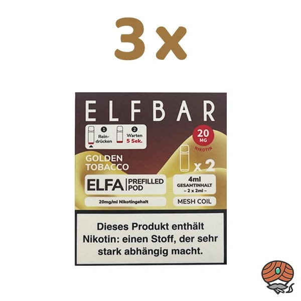 Gold Tobacco E-Liquids & E-Zigaretten-Nachfüllpacks online kaufen