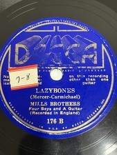 Mills Brothers - DECCA - Nagasaki & Lazybones Rare c1934 Guitar Wacky Tobaccky