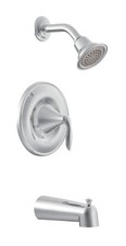Moen T62133EP Eva Chrome Posi-Temp Tub and Shower Trim Kit