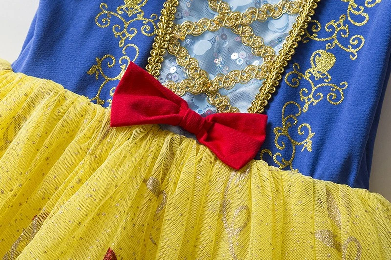 Snowwhite Princess Dress Ballet W/ Socks Costume Halloween Party School Cosplay - Image 4 of 4