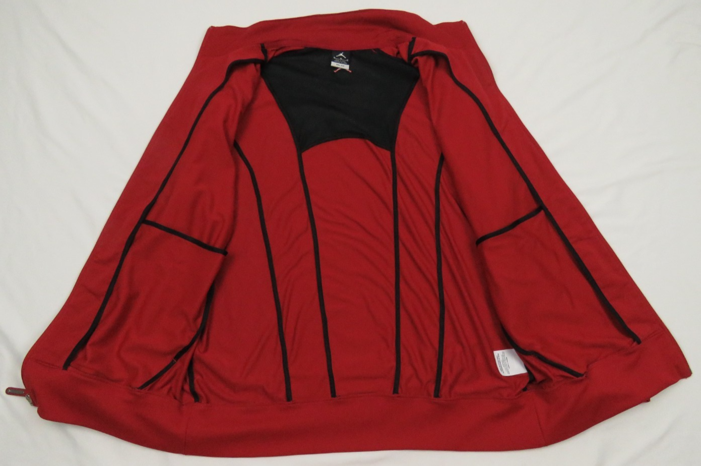 SACAI X NIKE Air Jordan MJ 23 Jumpman Nike Big Logo Rosso Basket Full Zip Track Jacket M