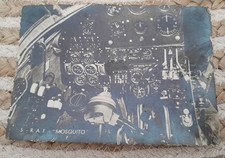 CPA AVIATION avion MOSQUITO Tableau De Bord militaire Carte Postale collection 