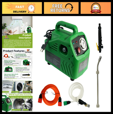 #ad Portable Pressure Washer 2026 Dual Pressure Modes 80W 4L min for Indoor Outdo $249.99