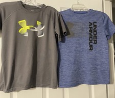 Under Armour Boys Lot Of Two Shirts Size YM - 0228