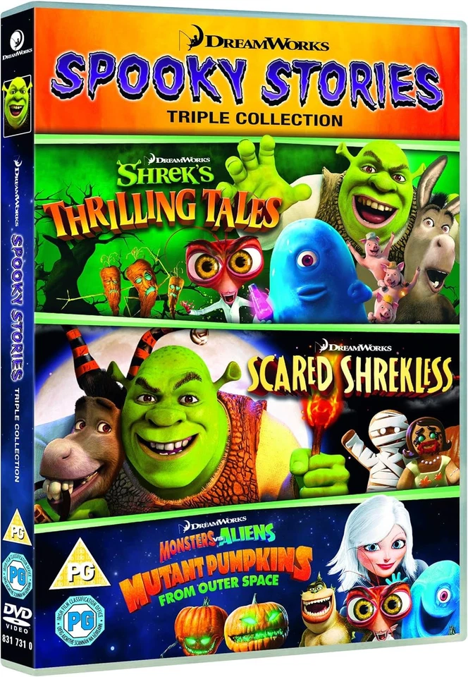 Dreamworks: Spooky Stories Collection (Scared Shrekless, Shrek's Thrilling (DVD) - Image 2 of 2