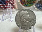 1961-D 50C Franklin Half Dollar 90%silver with 1 Oz Copper Franklin Copper Round