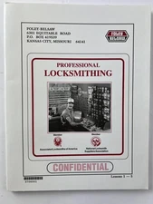 Professional Locksmithing Home Study Course Foley-Belsaw Lessons 1-5 Softcover