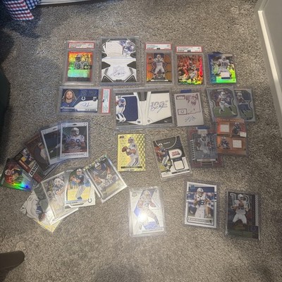 Massive Colts Auto Rookie Game Used 1/1 Lot Manning PSA Rookie Game Used HUGE