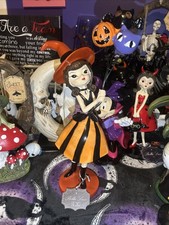 Bella Lux 15 Inch Witch W/ Halloween Balloons Halloween Decor