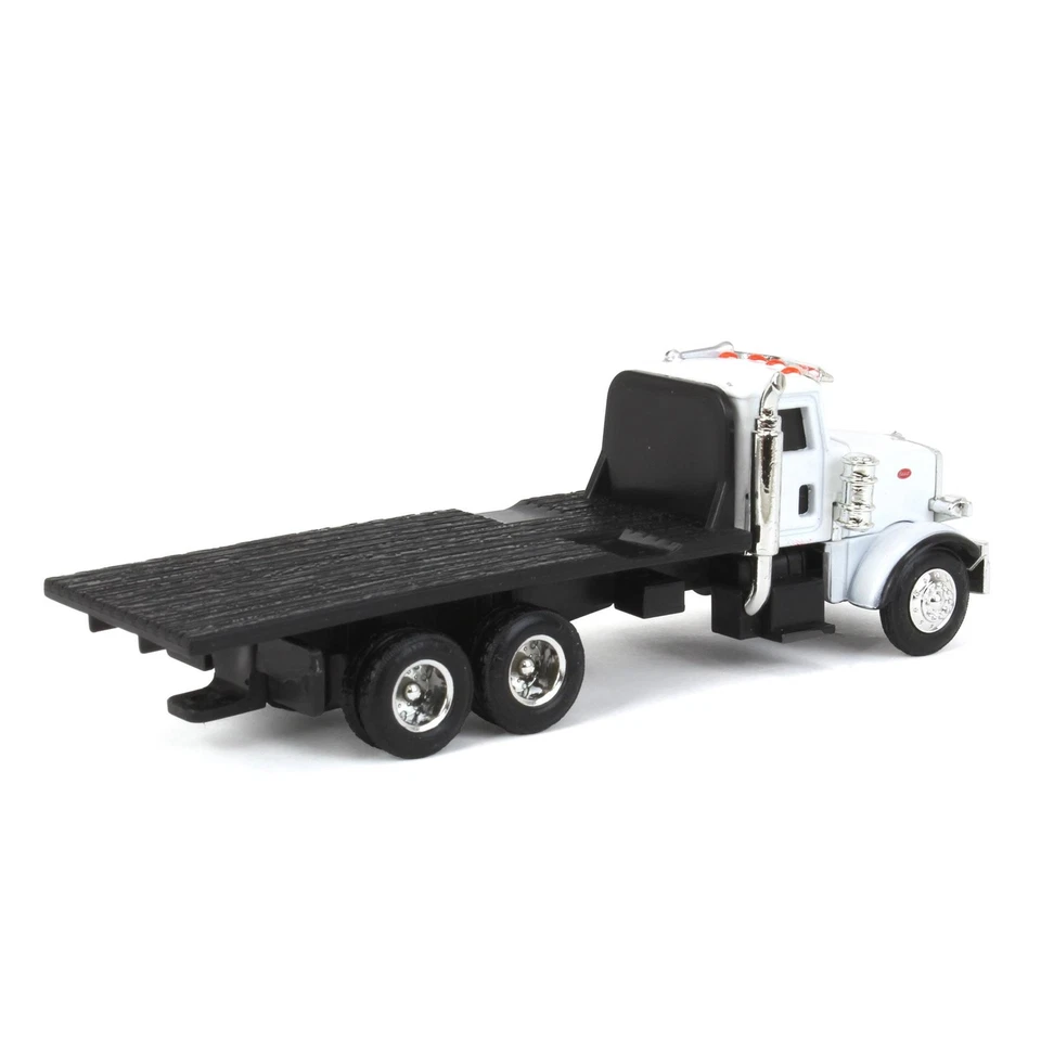 1/64 ERTL Collect N Peterbilt Flatbed Truck, ZFN46709 - Image 3 of 3