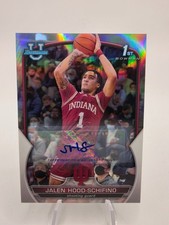 2023 1st Bowman U Refractor Jalen Hood-Schifino Auto #57 Indiana /499