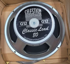 Celestion, CLASSIC LEAD 80, 12 inch, 8 Ohm, 80W, Never used, Made in England