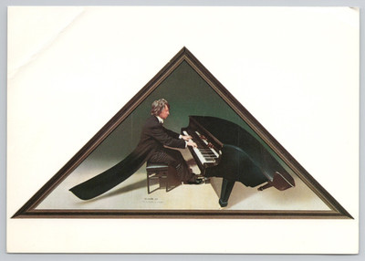 Vintage Postcard Art Card GER VAN ELK c'est moi qui fait la musique Netherlands