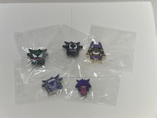 Pokemon Gengar 5 Piece Variations Enamel Pin Set Anime Badge Collection Gift