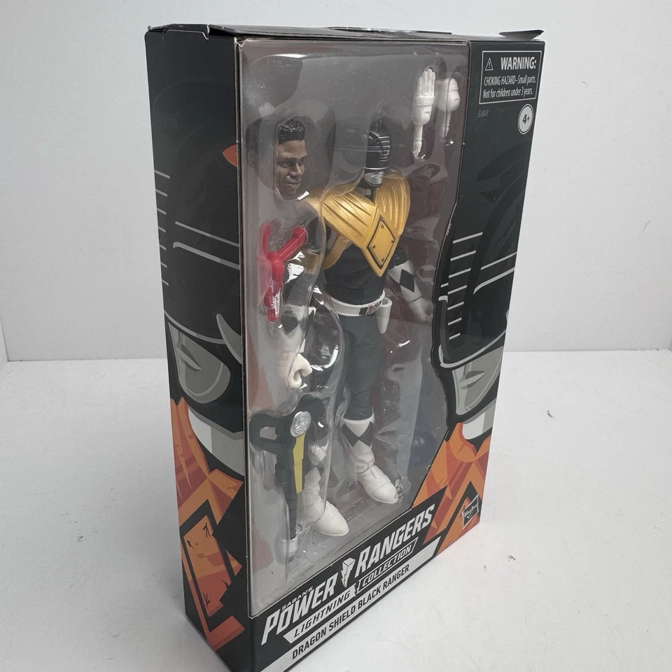 Figura Power Rangers Lightning Collection Dragon Shield Black Ranger Foto 2 de 4